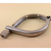 Stainless SMS heavy duty bend clamp for milking system